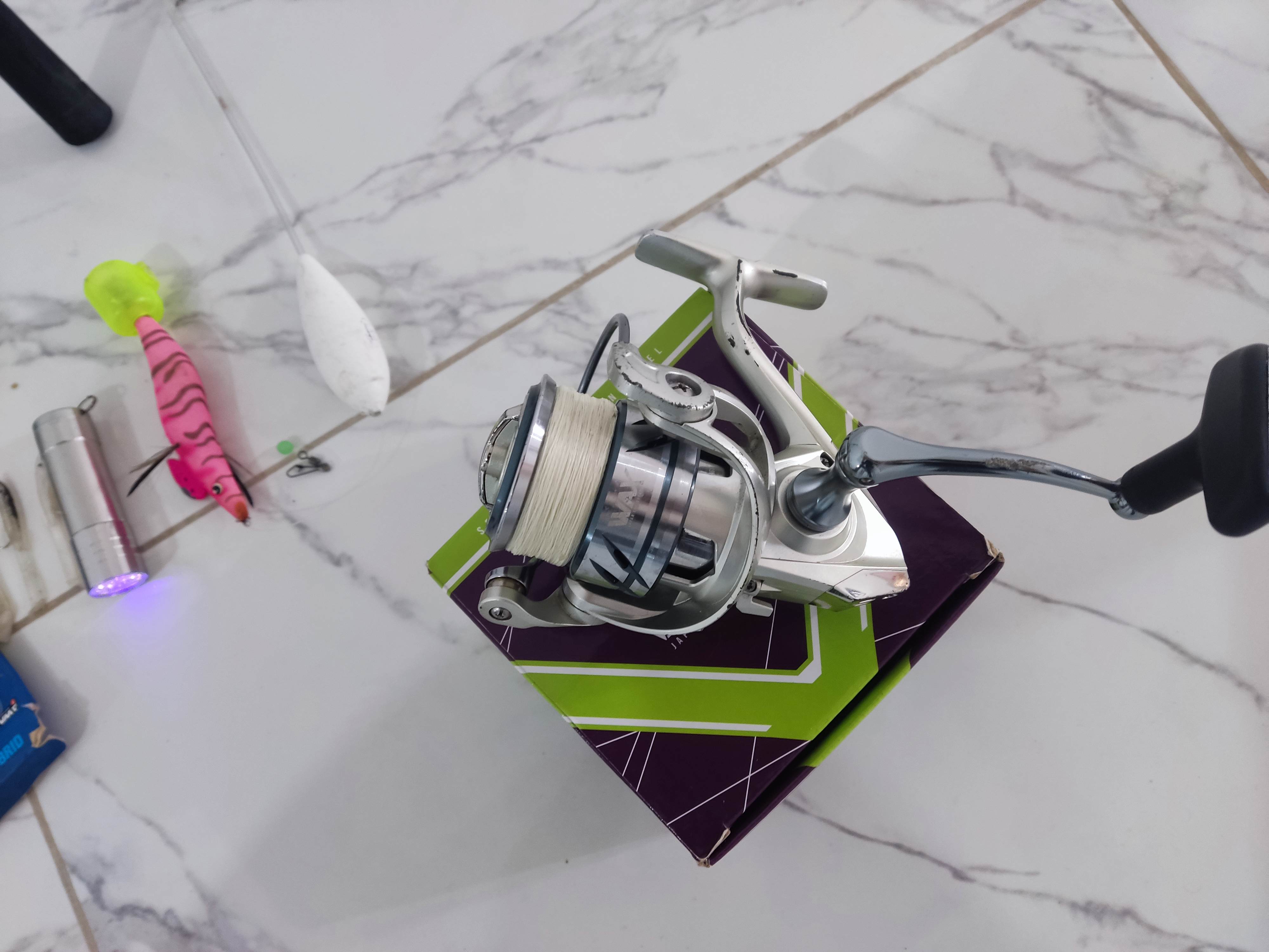 Canne et molinet spinning